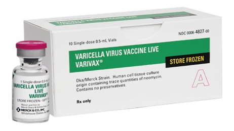 تصویر Varivax محصول شرکت Merck